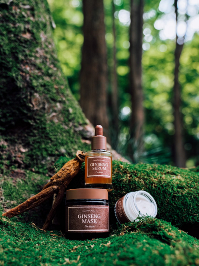 Разглаживающий крем для век с женьшенем I'm from Ginseng Eye Cream