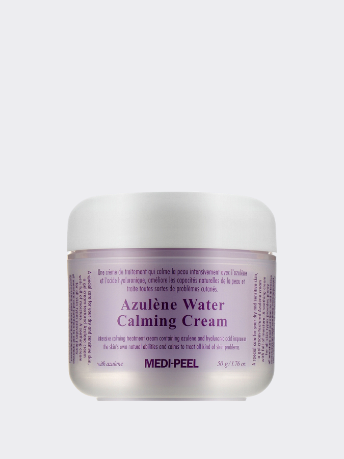 Успокаивающий восстанавливающий крем с азуленом MEDI-PEEL Azulene Water Calming Cream