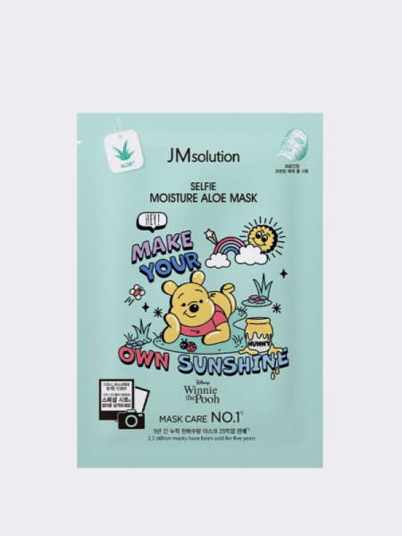 Смягчающая тканевая маска с экстрактом алоэ JMSolution Disney Collection Selfie Moisture Aloe Mask Смягчающая тканевая маска с экстрактом алоэ JMSolution Disney Collection Selfie Moisture Aloe Mask