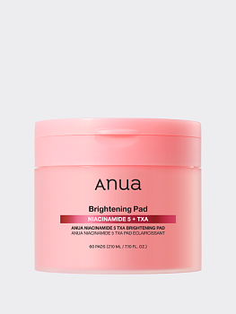 Осветляющие тонер-пэды с транексамовой кислотой ANUA Niacinamide + 5 TXA Brightening Pad