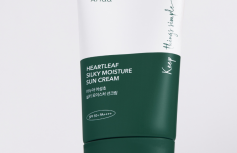 Солнцезащитный крем с экстрактом хауттюйнии ANUA Heartleaf Silky Moisture Sun Cream SPF50+ PA++++