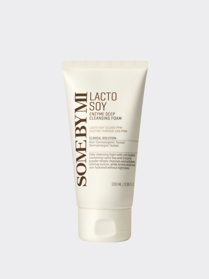 Глубокоочищающая пенка с ферментами соевого молока Some By Mi Lacto Soy Enzyme Deep Cleansing Foam