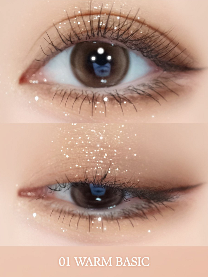 Большая палетка теней для век Dasique Mood Shadow Palette #01 Warm Basic