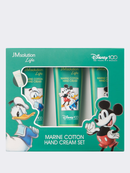 Подарочный набор кремов для рук с ароматом хлопка JMSolution Life Marine Cotton Hand Cream Set Disney Подарочный набор кремов для рук с ароматом хлопка JMSolution Life Marine Cotton Hand Cream Set Disney