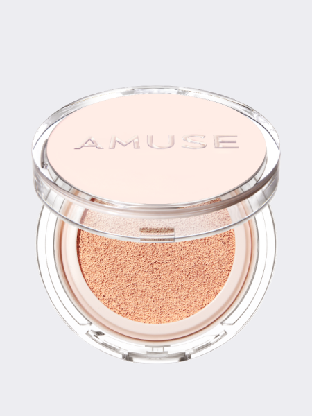 Тональный кушон с нейтральным финишем AMUSE Skin Tune Vegan Cover Cushion SPF 45 PA+++ 02 Nude Tune