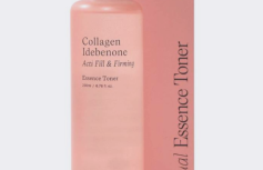 Разглаживающий антиоксидантный тонер-эссенция с коллагеном TRIMAY Collagen Idebenone Acti Fill & Firming Dual Essence Toner