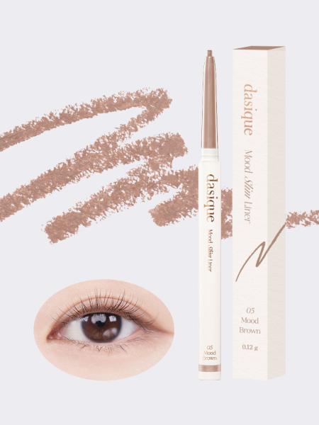Ультратонкий карандаш для век в светло-коричневом оттенке Dasique Mood Slim Liner #05 Mood Brown Ультратонкий карандаш для век в светло-коричневом оттенке Dasique Mood Slim Liner #05 Mood Brown