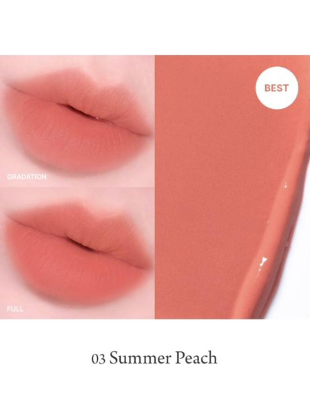 Влажный тинт для губ с бархатным финишем Huxley Blurry Tint Hidden Below 03 Summer Peach Влажный тинт для губ с бархатным финишем Huxley Blurry Tint Hidden Below 03 Summer Peach