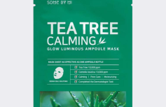 Успокаивающая тканевая маска для лица с экстрактом чайного дерева Some By Mi Tea Tree Calming Glow Luminous Ampoule Mask