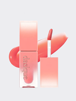 Сияющий пигмент для губ Dasique Juicy Dewy Tint #02 Melon Sherbet