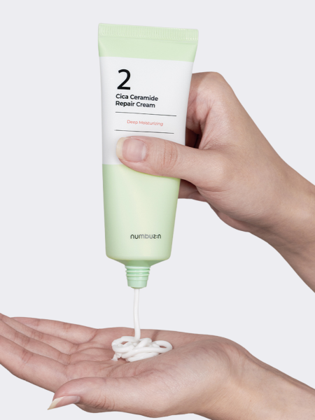 Успокаивающий крем для лица с центеллой и керамидами Numbuzin No.2 Cica Ceramide Repair Cream Успокаивающий крем для лица с центеллой и керамидами Numbuzin No.2 Cica Ceramide Repair Cream