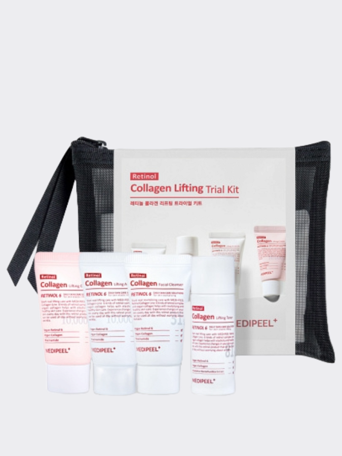 Набор миниатюр для ухода за кожей с ретинолом и коллагеном MEDI-PEEL Retinol Collagen Lifting Trial Kit