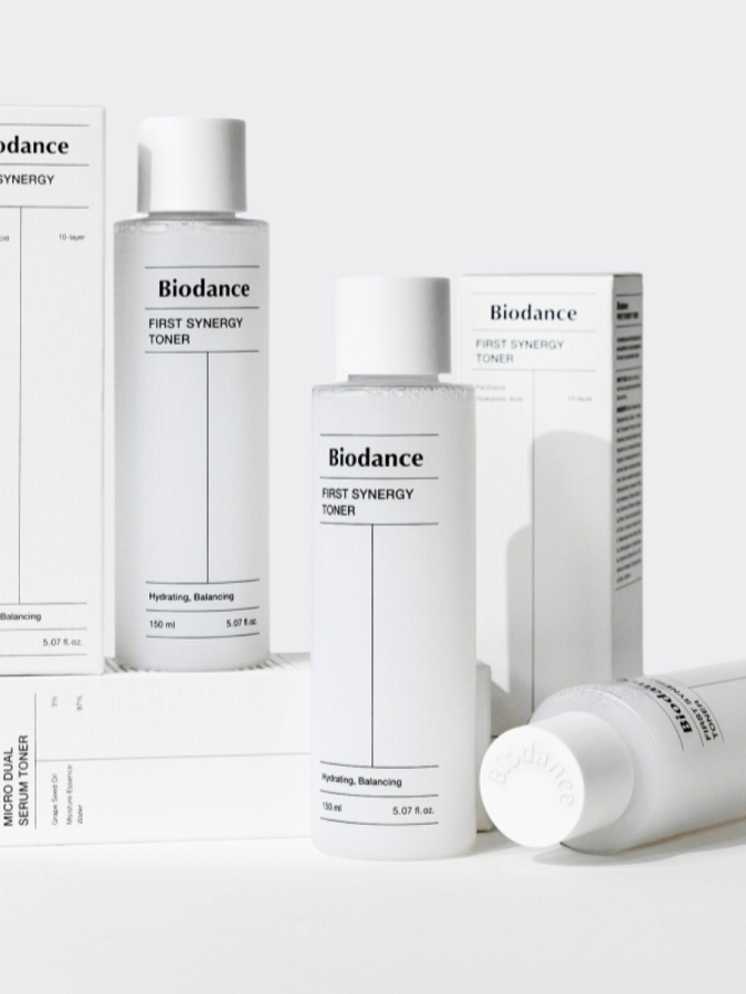 Глубокоувлажняющий тонер с гиалуроновой кислотой Biodance First Synergy Toner