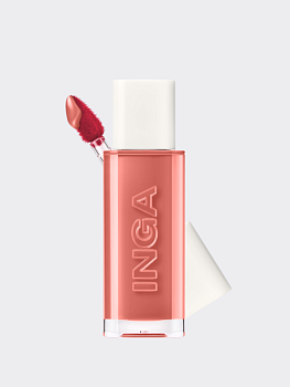 Стойкий глянцевый пигмент для губ INGA Water Glow Lip Tint Nude Ginger