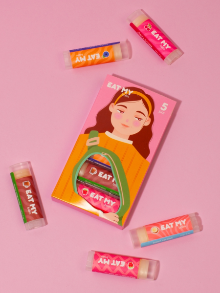 Набор питательных бальзамов для губ "Сладкая Любовь" Eat My Balm Set Sweet Love