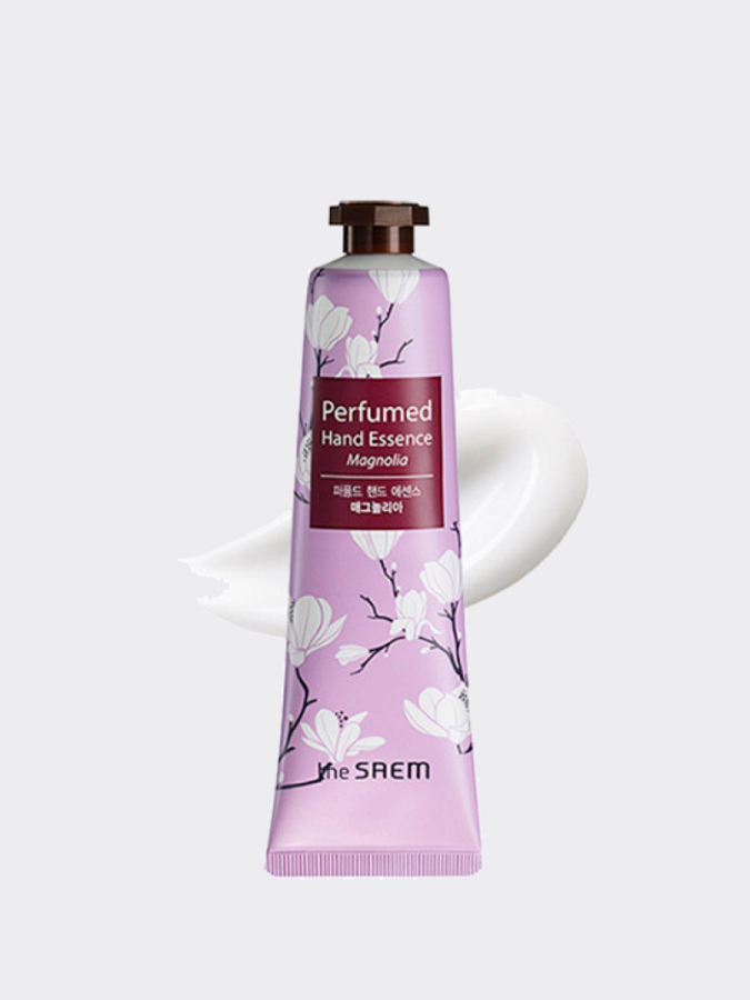 Насыщенный крем для рук с ароматом магнолии The Saem Hand Perfumed Hand Essence Magnolia