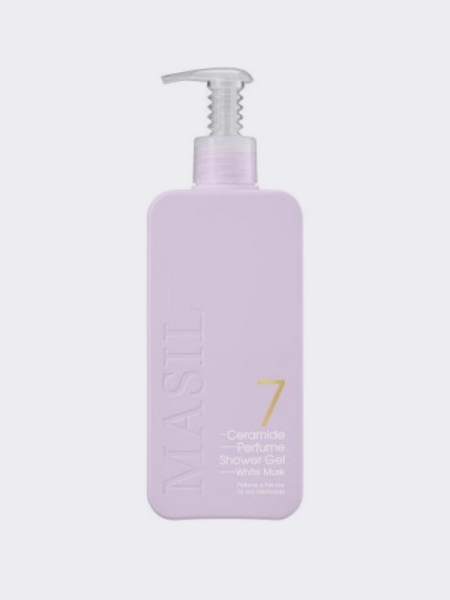 Смягчающий парфюмированный гель для душа с керамидами MAXI Masil 7 Ceramide Shower Gel White Musk Смягчающий парфюмированный гель для душа с керамидами MAXI Masil 7 Ceramide Shower Gel White Musk
