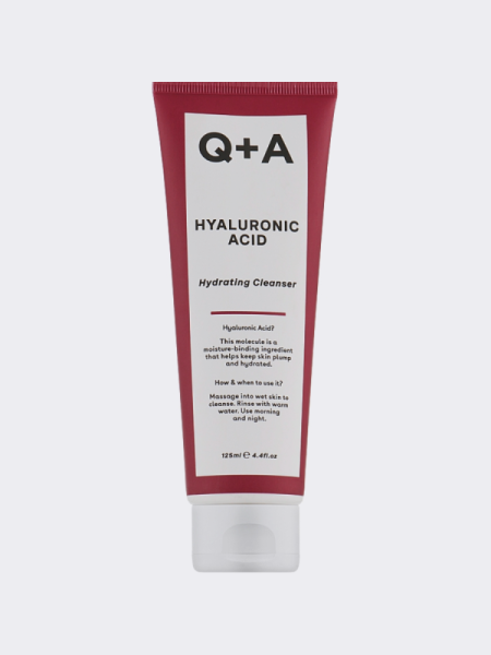 Деликатный гель для умывания с гиалуроновой кислотой Q+A Hyaluronic Acid Hydrating Cleanser Деликатный гель для умывания с гиалуроновой кислотой Q+A Hyaluronic Acid Hydrating Cleanser
