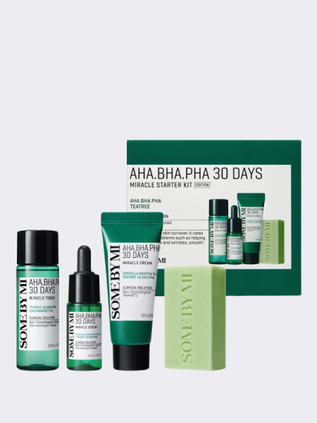 Набор для проблемной кожи с кислотами Some By Mi AHA-BHA-PHA 30 Days Miracle Starter Kit Edition