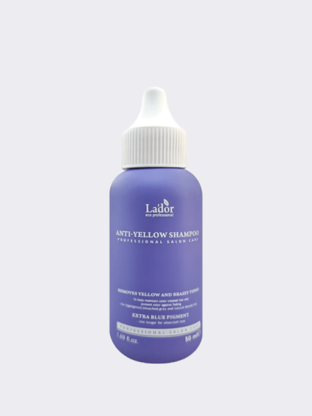 Оттеночный шампунь для устранения желтизны TRAVEL La’dor Anti-Yellow Shampoo Оттеночный шампунь для устранения желтизны TRAVEL La’dor Anti-Yellow Shampoo