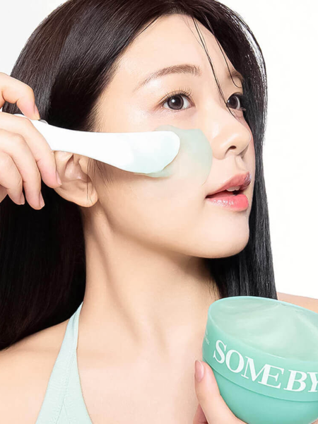 Успокаивающая маска-щербет со спирулиной и ПДРН Some By Mi Spirulina PDRN Soothing Sherbet Mask