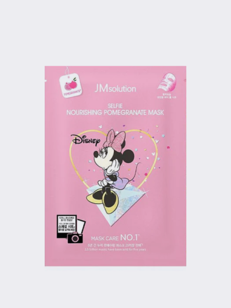 Тканевая маска с экстрактом граната JMSolution Disney Collection Selfie Nourishing Pomegranate Mask Тканевая маска с экстрактом граната JMSolution Disney Collection Selfie Nourishing Pomegranate Mask
