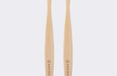 Набор бамбуковых зубных щеток Aromatica Bamboo Toothbrush Duo