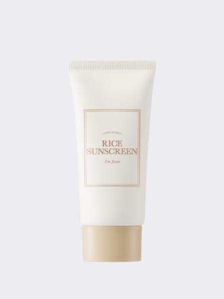 Минеральный солнцезащитный крем с рисовым экстрактом I'm From Rice Sunscreen SPF 50+ PA++++ Минеральный солнцезащитный крем с рисовым экстрактом I'm From Rice Sunscreen SPF 50+ PA++++