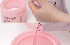 Укрепляющие гелевые тонер-пэды с коллагеном и ПДРН Medicube PDRN Pink Collagen Toning Gel Toner Pad