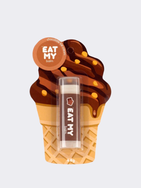 Бальзам для губ с ароматом шоколадного пломбира EAT MY BALM Chocolate Ice Cream