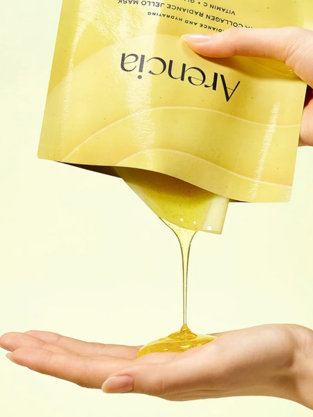 Набор гидрогелевых масок для сияния кожи с витамином С Arencia Vita Collagen Radiance Jello Mask