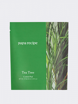 Успокаивающие тонер-пэды для лица с экстрактом чайного дерева Papa Recipe Tea Tree Control Pad Refill