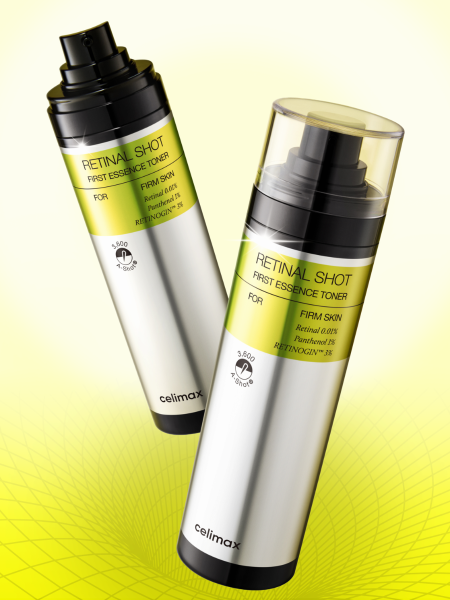 Разглаживающая тонер-эссенция с ретиналем и спикулами Celimax The Vita-A Retinal Shot Tightening First Essence Toner