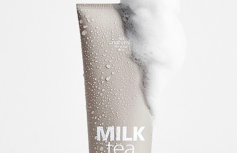 Тонизирующая крем-пенка для умывания с молочными протеинами и экстрактами чая So Natural Milk Tea Cream Foam
