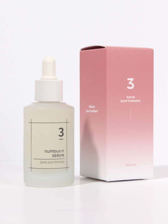 Смягчающая сыворотка с лизатом бифидобактерий и галактомисисом Numbuzin No.3 Skin Softening Serum