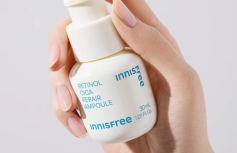 Успокаивающая сыворотка для лица с ретинолом и экстрактом центеллы innisfree Retinol Cica Repair Ampoule