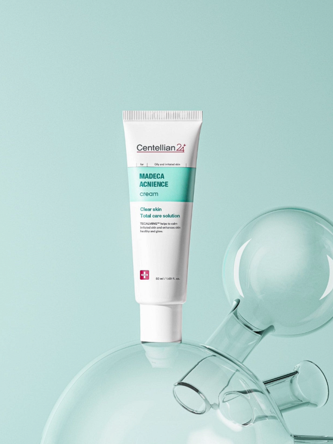Противовоспалительный крем с экстрактом центеллы Centellian24 Madeca Acnience Cream