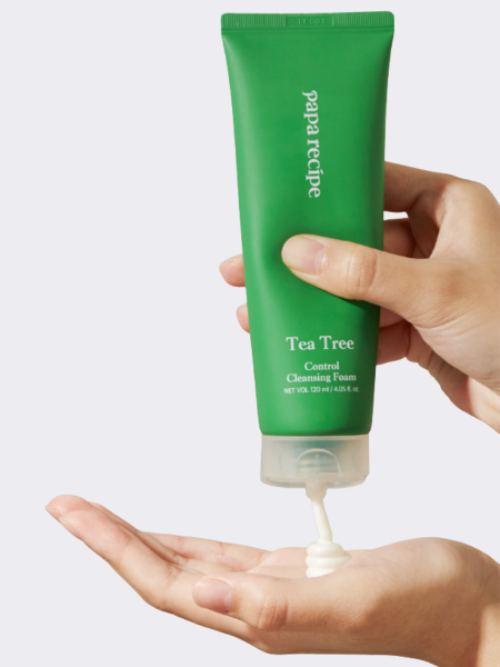 Пенка для умывания с экстрактом чайного дерева Papa Recipe Tea Tree Control Cleansing Foam Пенка для умывания с экстрактом чайного дерева Papa Recipe Tea Tree Control Cleansing Foam