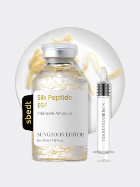 Разглаживающая ампула для лица с пептидами Sungboon Editor Silk Peptide Heart-Fit Volume Lifting Ampoule