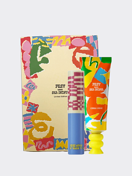 Лимитированный бокс со средствами для губ и рук FEEV Cha In Chul Collaboration Box #3 Citrus Shine + Bubbly Mauve