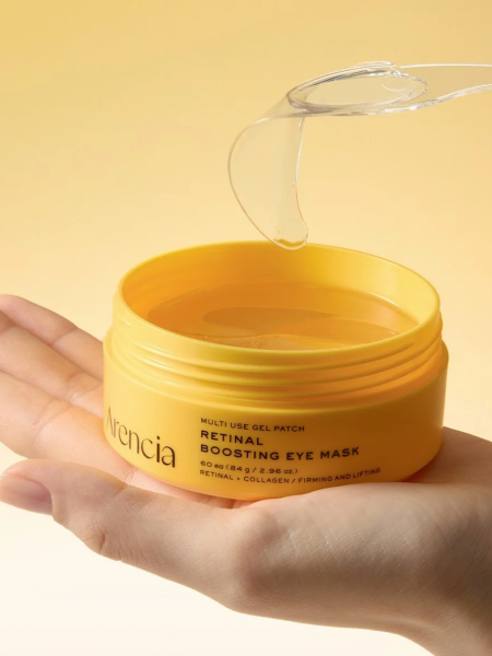 Разглаживающие патчи для век с ретиналем Arencia Retinal Boosting Eye Mask