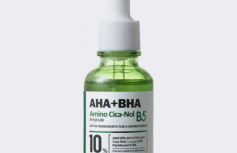 Противовоспалительная обновляющая сыворотка с комплексом кислот и экстрактом центеллы MEDI-PEEL AHA BHA Amino Cica-Nol B5 Ampoule