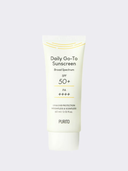 Успокаивающий солнцезащитный крем с экстрактом центеллы Purito Daily Go-To Sunscreen SPF50+ PA++++ Успокаивающий солнцезащитный крем с экстрактом центеллы Purito Daily Go-To Sunscreen SPF50+ PA++++