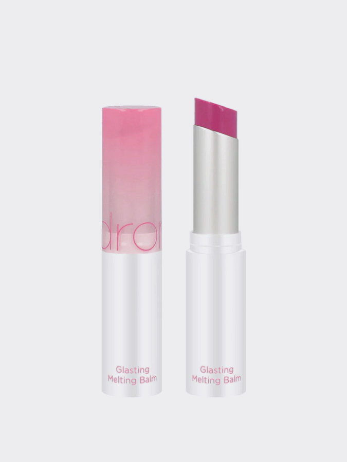 Оттеночный бальзам для губ в нежном розовом оттенке rom&nd Glasting Melting Balm 02 Lovey Pink