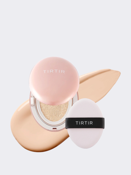 МИНИ Тональный кушон со стойким матовым финишем TIRTIR Mask Fit All-Cover Cushion 13N Fair Ivory