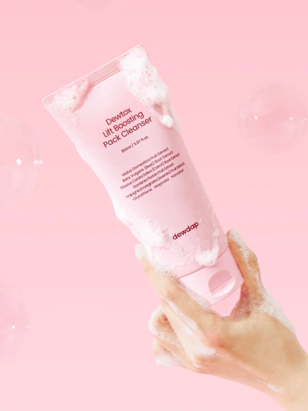 Очищающая маска-пенка для умывания с глутатионом dewdap Dewtox Lift Boosting Pack Cleanser
