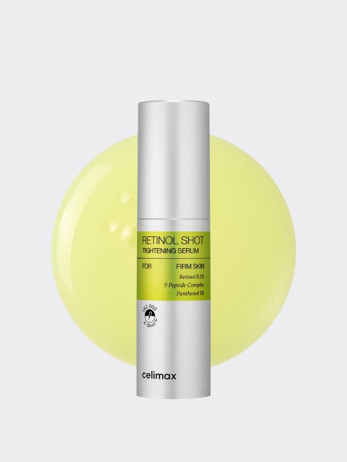 Обновляющая сыворотка-бустер с ретинолом и спикулами Celimax The Vita-A Retinol Shot Tightening Serum