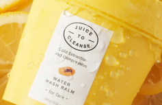 Очищающий гидрофильный бальзам-пенка с фруктовыми экстрактами Juice To Cleanse Water Wash Balm