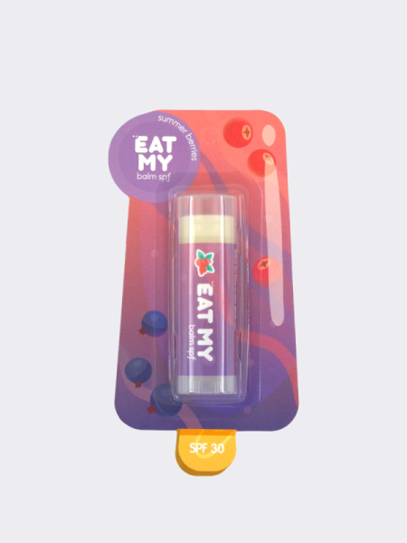 Солнцезащитный бальзам для губ с ароматом летних ягод EAT MY Lip Balm SPF 30 Summer Berries
