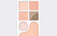Палетка для макияжа век и лица в абрикосовых оттенках rom&nd Bare Layer Palette 01 Apricot Mood